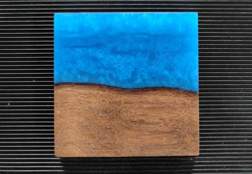 Walnut and Resin Coasters (09-10-21)